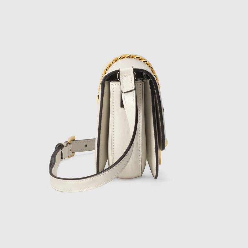 Gucci Sylvie 1969 Mini Shoulder Bag 615965 White